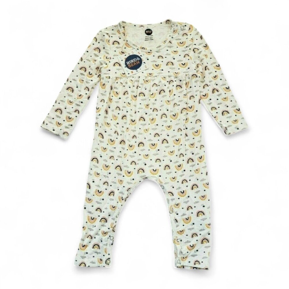 NWT Bird &amp; Bean Rainbow Sleeper 18/24 Month Baby Boutique